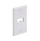 Faceplate Panduit 2 puertos para instalación fácil