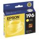 Cartucho Epson T196 Amarillo Original para Impresoras