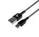 Cable USB-C 1.8m Xtech, tipo A trenzado