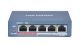 Conmutador Hikvision Pro DS-3E0105P-E(B) PoE+