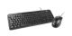 Set de teclado y ratón Xtech USB Español Negro
