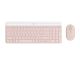Teclado y ratón inalámbricos Logitech rosa
