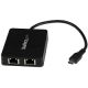 Adaptador USB-C StarTech con 2 Ethernet Gigabit