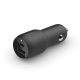 Cargador Doble Belkin para Coche - 37W PD 3.0