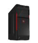 Fuente de Poder Xtech 600W ATX Negra y Roja