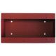 Caja de Montaje Superficial Notifier Roja Metalizada