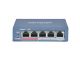 Switch Ethernet Hikvision 4 Puertos Smart POE
